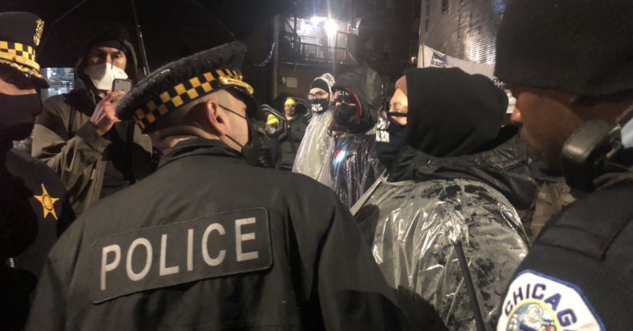 Protesters arrested after blocking street outside Arwady’s
home in effort to implore her to deny permit for metal
shredder 1
