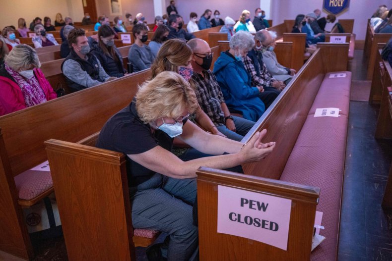 Pastor Says God Told Him COVID Is 'Never Leaving' Until
Churchgoers Take Off Masks 1