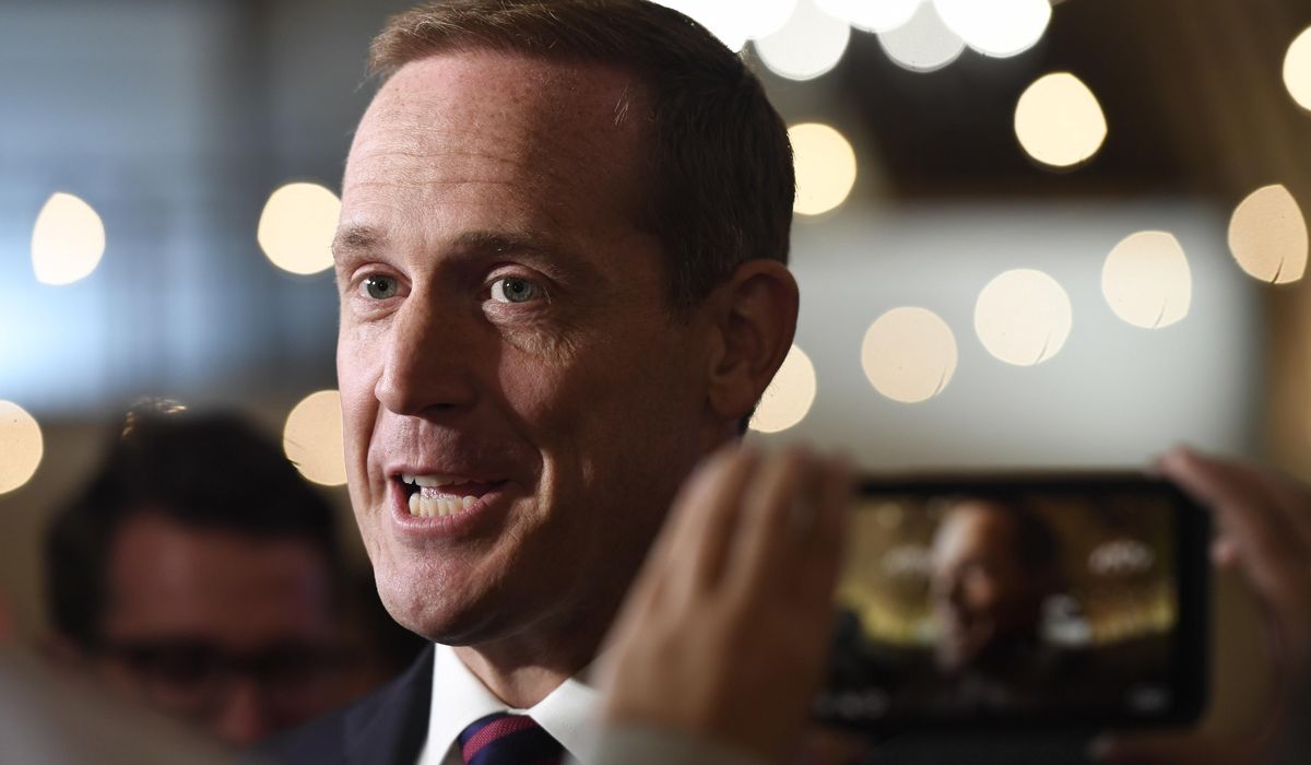 Ted Budd warns that Biden's vaccine mandate will cause
police officer shortage as crime skyrockets 1