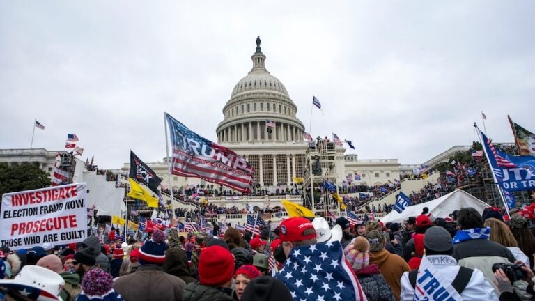 Alleged Proud Boys associate charged in Capitol riot after
FBI identified him in an August photo with Sidney Powell 1