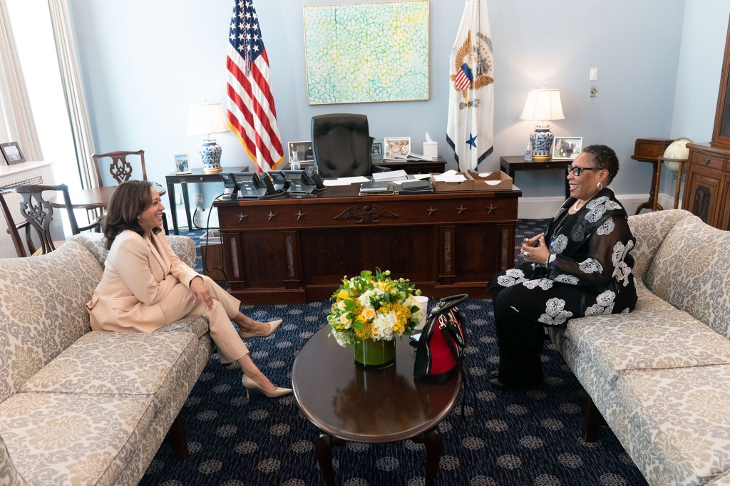 GOP blast VP Harris after ‘Pravda-style’ feature on office
decorating 1
