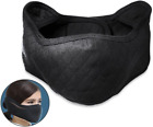 KIVETAI Half Face Mask Mouth Masks with Earmuffs One Size (Pack of 1), Black