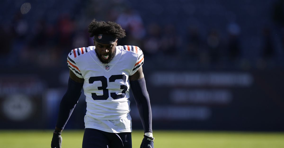 Bears CB Jaylon Johnson, S Tashaun Gipson out with
COVID-19 1