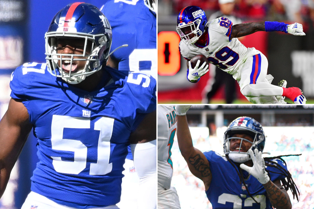 The breakout star, ongoing enigma and cameo-making maybes of
the Giants’ 2021 draft class 1