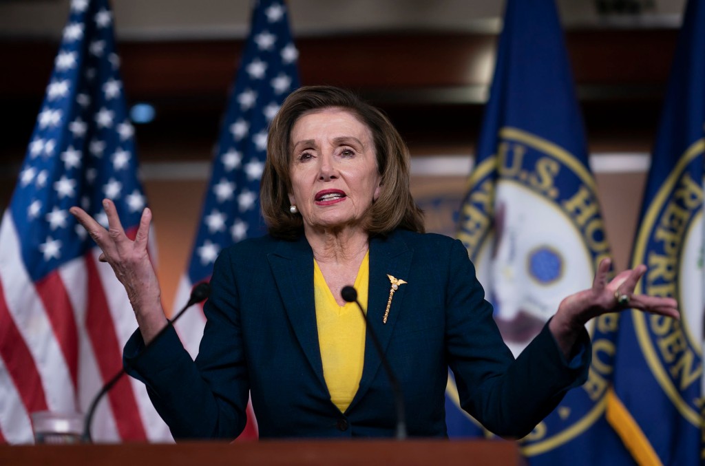 Protester shouting ‘Let’s go Brandon’ interrupts Pelosi
event 1