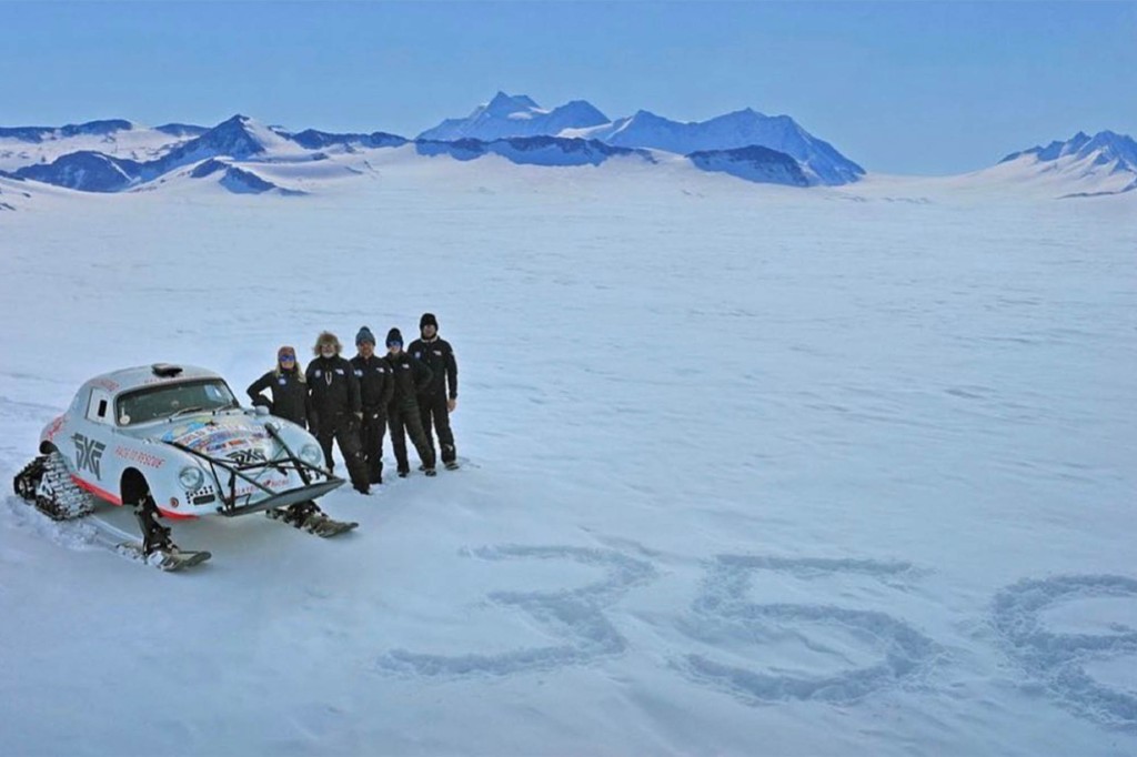 Classic 1956 Porsche 356 completes Antarctic road
trip 1