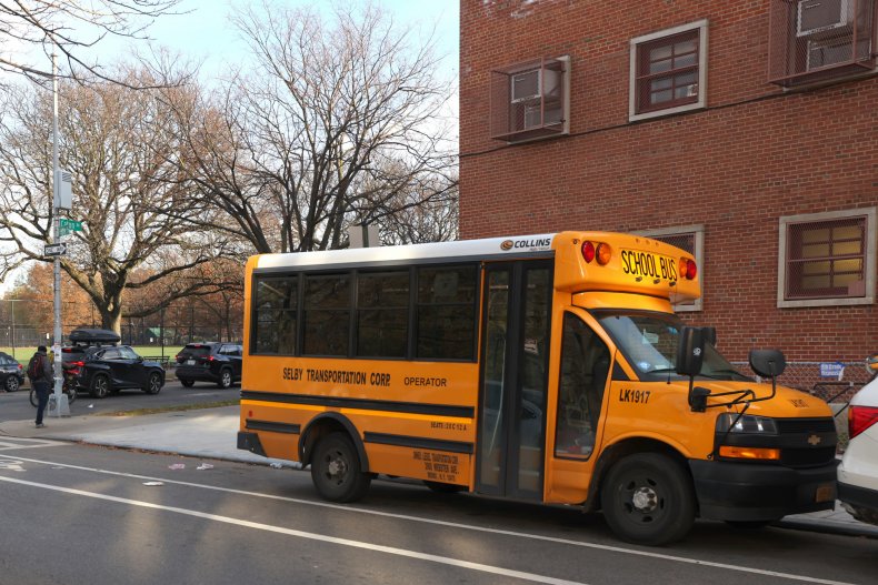 Stolen School Bus Rams Cars in New York City, at Least 1
Officer and 1 Civilian Hurt 1
