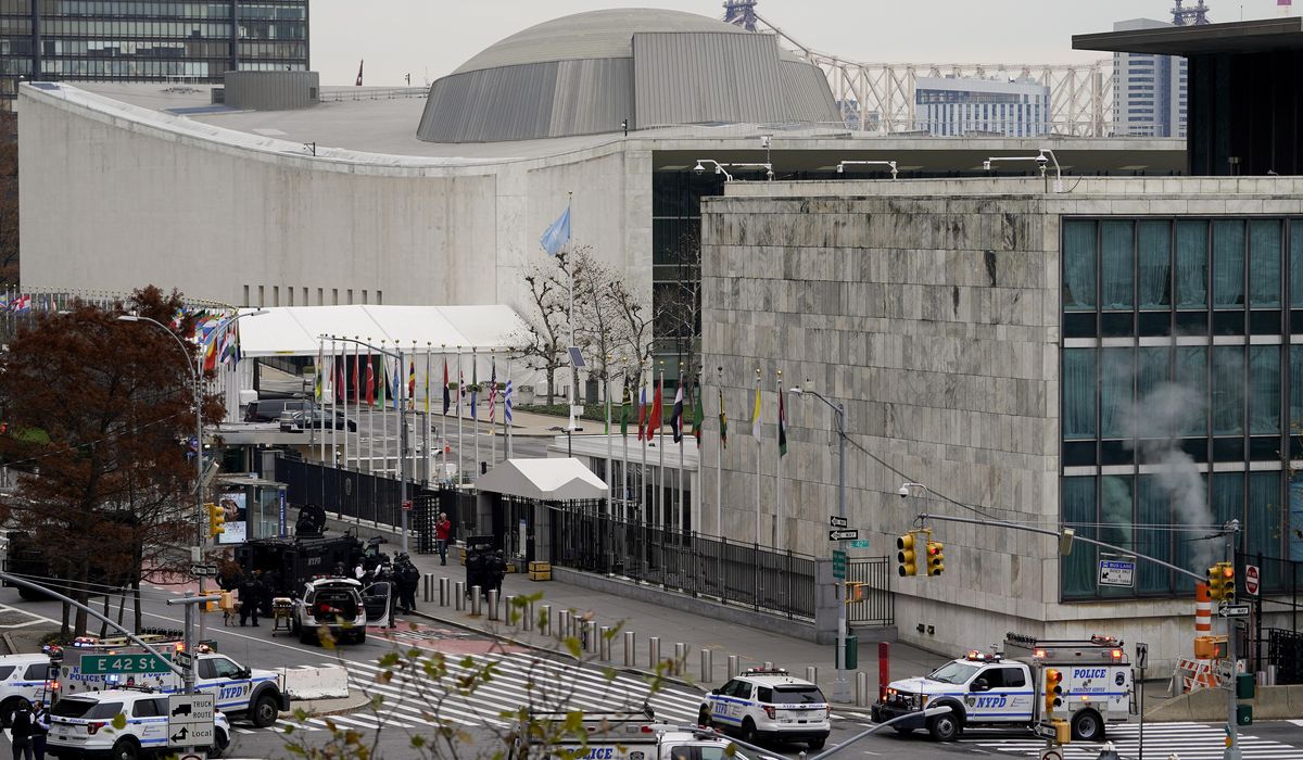 Armed man outside UN prompts standoff, lockdown 1