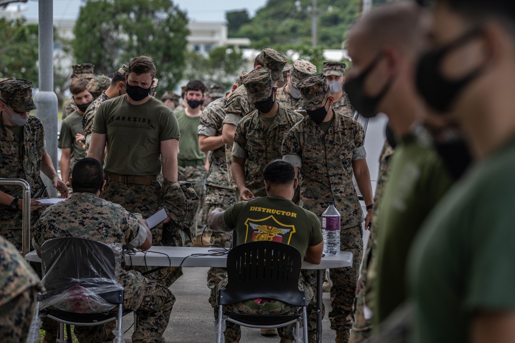 Marines boots more than 100 Corps for refusing COVID-19
vaccine 1