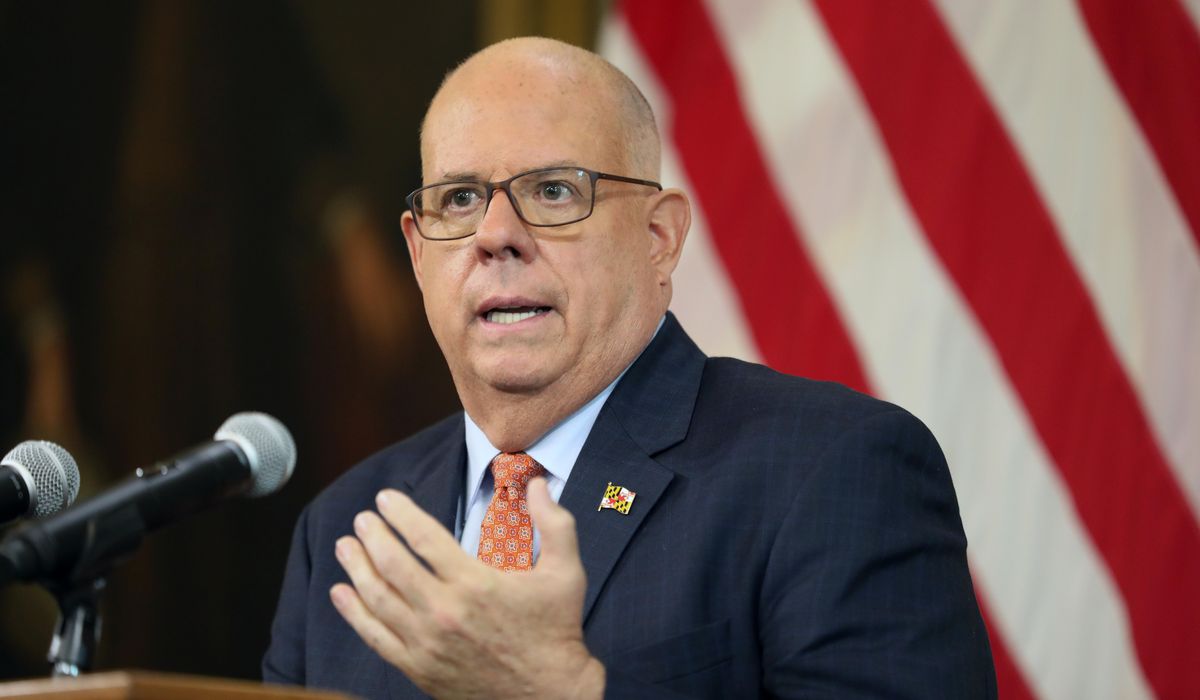 Hogan says he is doing fine after COVID-19 diagnosis, warns
Marylanders of virus surge 1