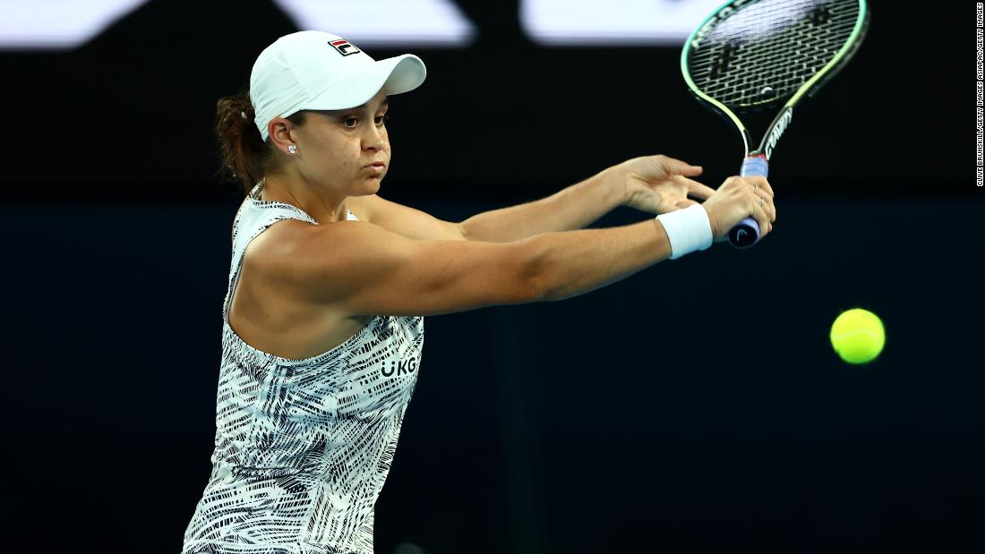 Ashleigh Barty beats Danielle Collins to become first home
Australian Open singles champion since 1978 1