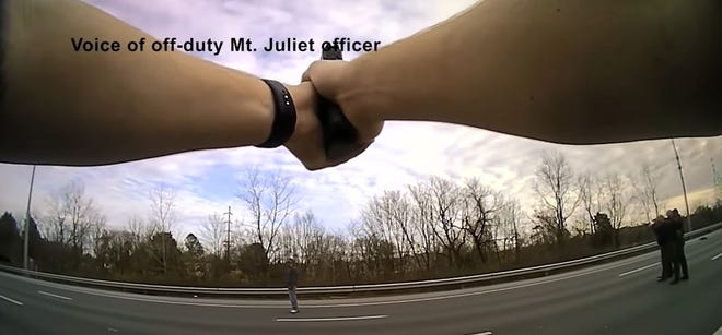 Nashville police release bodycam video showing 9 officers
fatally shoot man on interstate 1