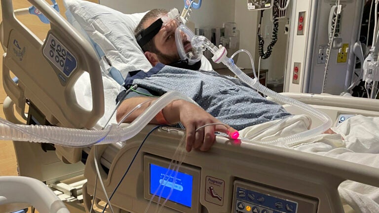 Man who claims he is being denied heart transplant due to
being unvaccinated for COVID-19 gets heart pump 1