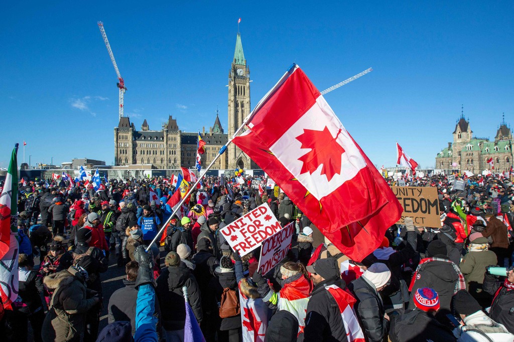 Justin Trudeau moved to secret location during Canada vax
protests: report 1