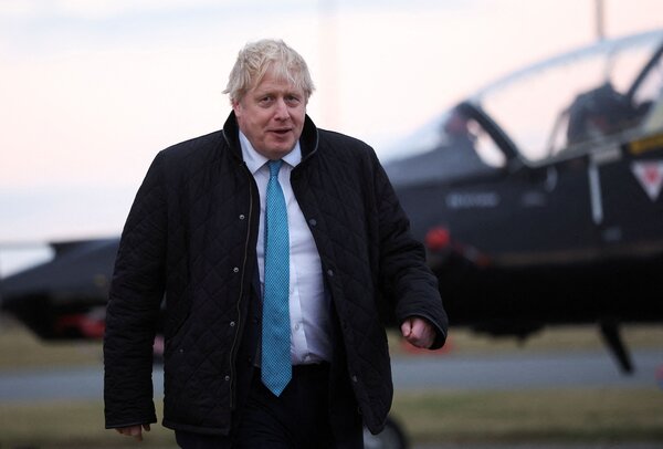 Report Into Lockdown Parties Is Sent to Britain’s Boris
Johnson 1