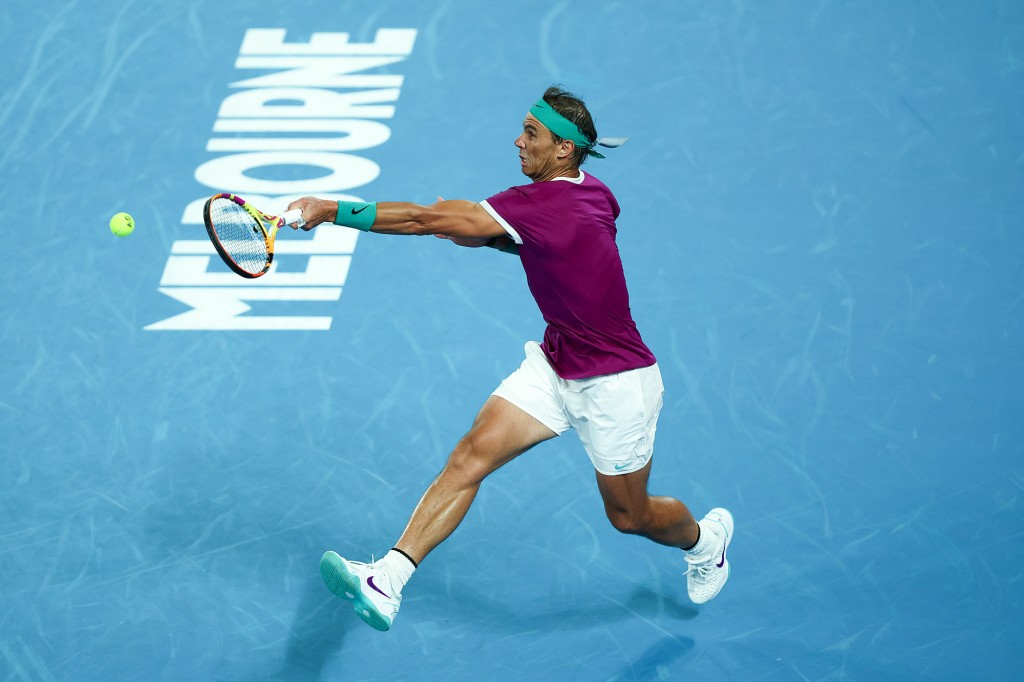 Rafael Nadal wins 21st Grand Slam with furious Australian
Open rally 1