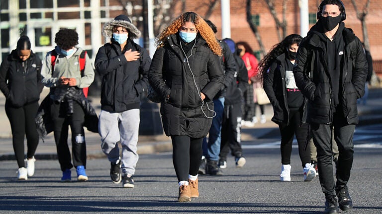 ‘It’s time for us to give them their childhood back’:
Boston-area doctors call for an end to mandatory masking in
schools 1