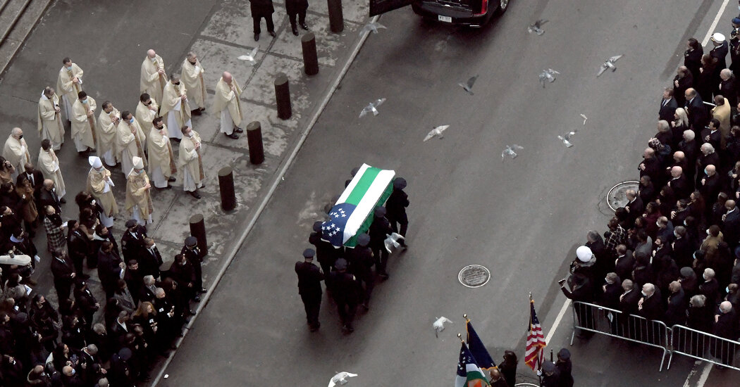 NYPD Officer Wilbert Mora Remembered For His Warmth At His
Funeral 1