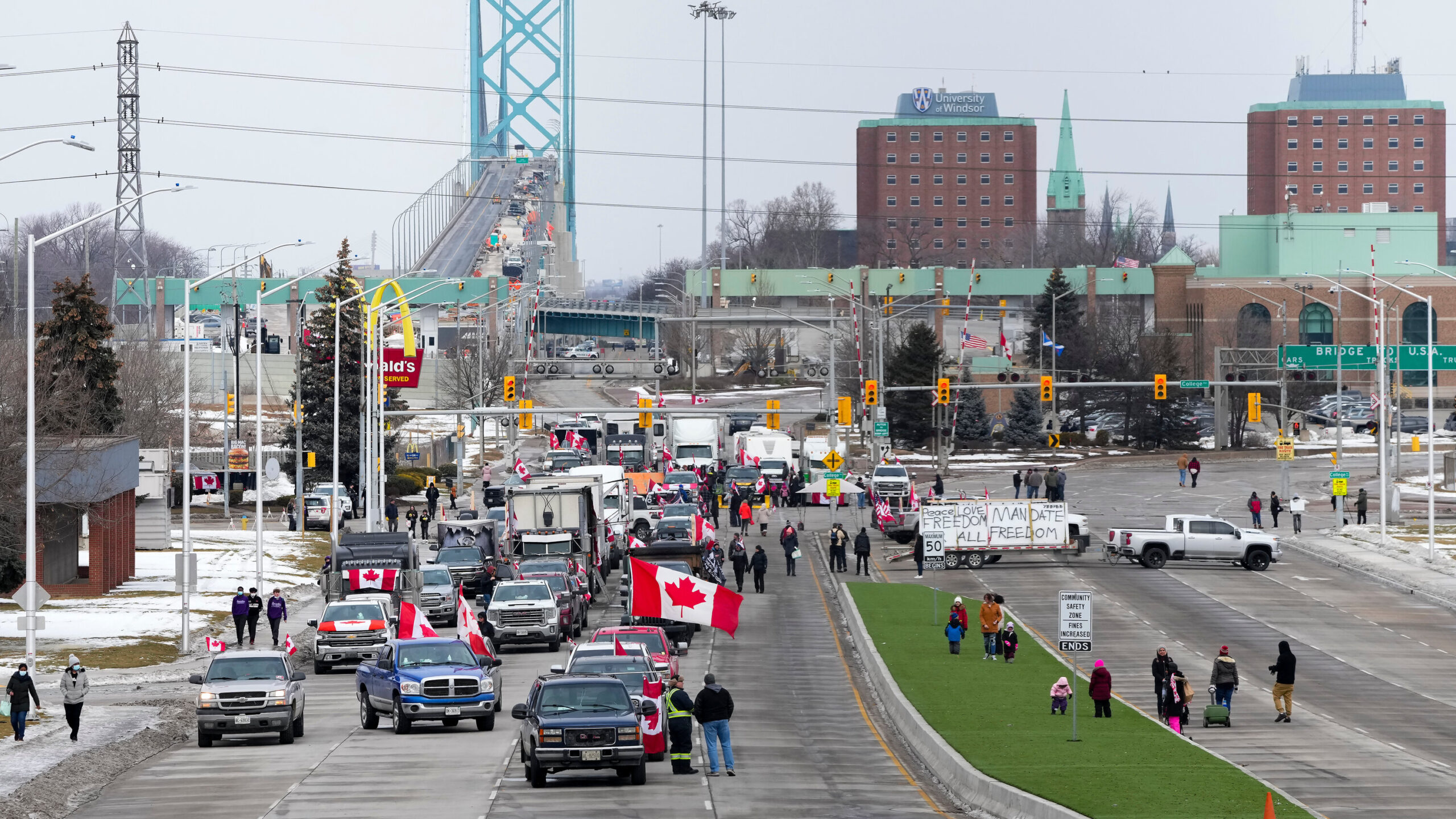 Authorities Struggle to Contain Canada Protests and Brace
for More 1