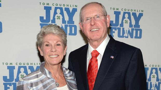 Ex-Giants HC Tom Coughlin opens up about being caregiver for
wife, Judy, in Super Bowl feature 1