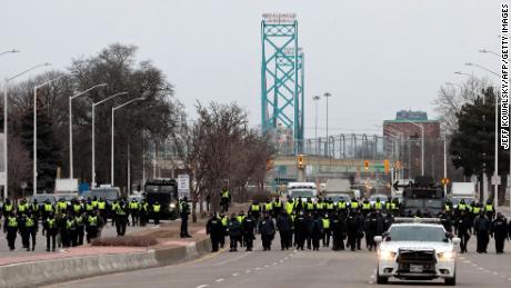 Here's what happened with Canadian Covid protests over the
weekend 1