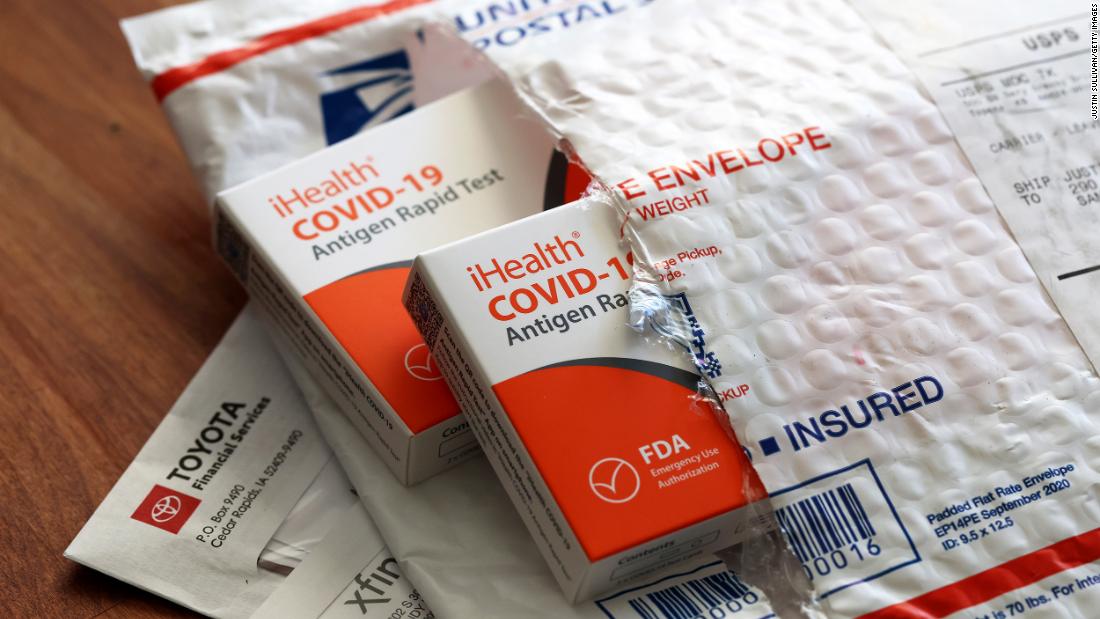 More than 50 million households have received free
government Covid-19 tests 1