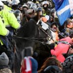 Canadian Covid-19 protesters and police faceoff in Ottawa
amid freezing conditions 10