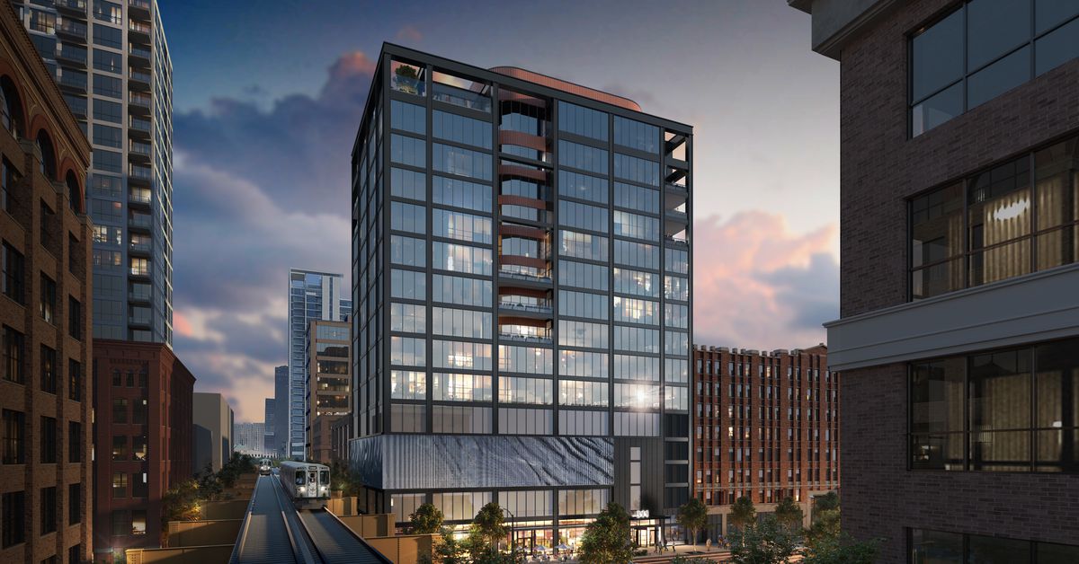15-story office tower planned in River North aims for
post-pandemic appeal 1