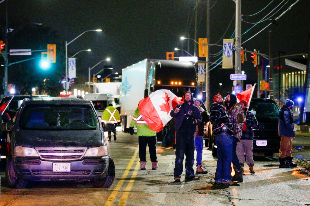 ‘Freedom Convoy’ protesters must go — or face mass arrest:
Canada police 1
