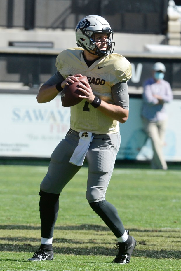 CU Buffs OC Mike Sanford eager for open competition at
quarterback 1