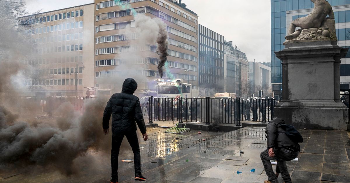 European ‘freedom convoy’ eyes major protest in
Brussels 1