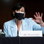 CDC head Rochelle Walensky has no immediate plans to relax
school mask rules 19