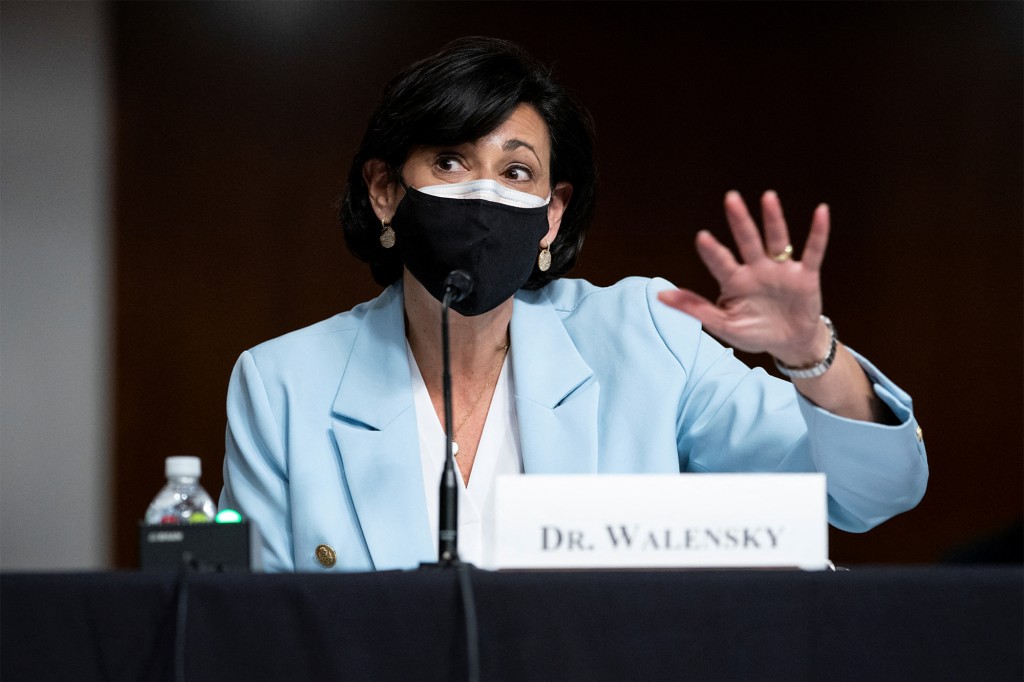 CDC head Rochelle Walensky has no immediate plans to relax
school mask rules 1