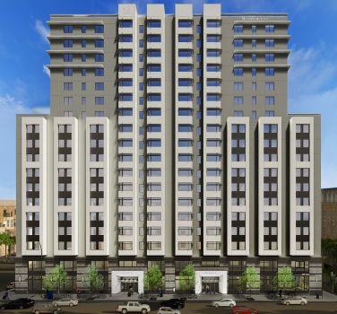Big downtown Oakland hotel highrise heads for summer
opening 1