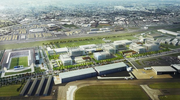 Big new San Jose office building is in the works near the
airport 1