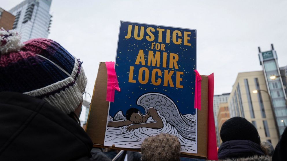 Amir Locke protesters seek acting police chief's
resignation 1