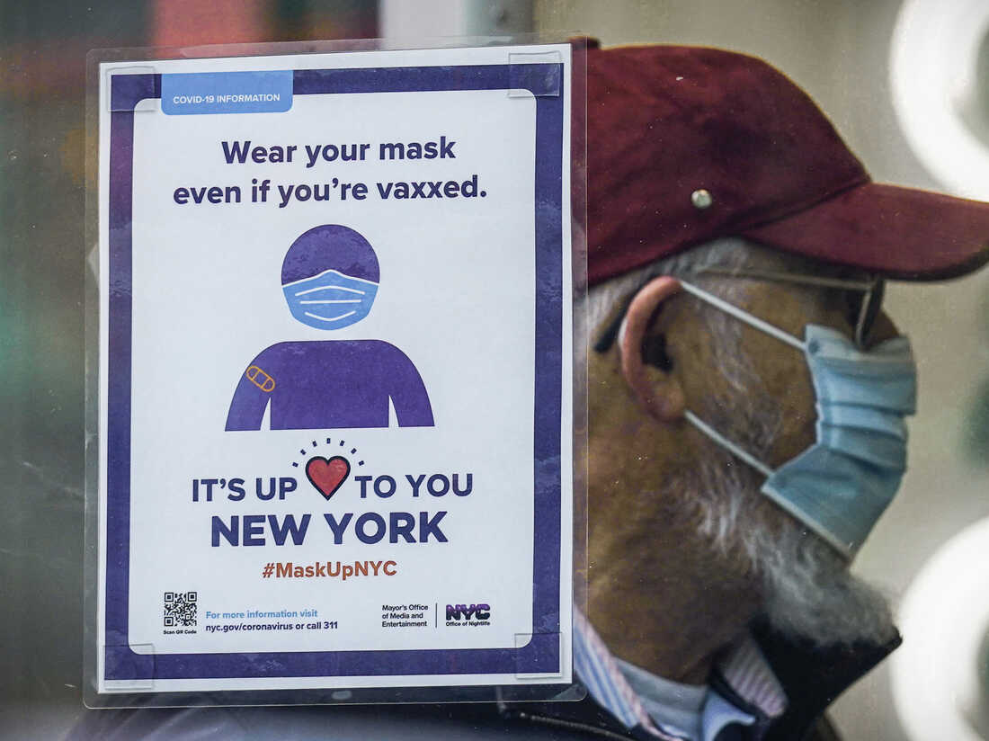 New York lifts indoor mask mandate, with California and N.J.
mandates also set to end 1