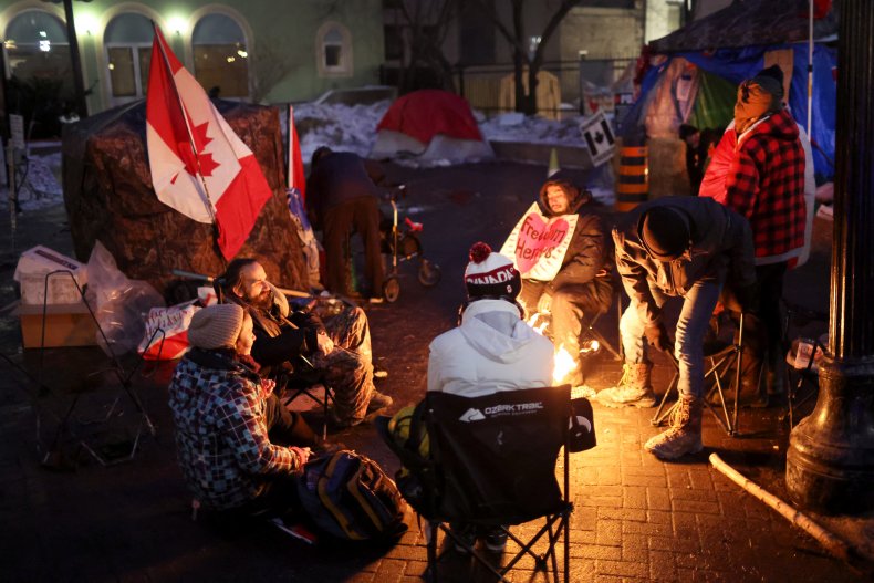 Banks Have Begun Freezing Accounts Linked to Trucker
Protest 1