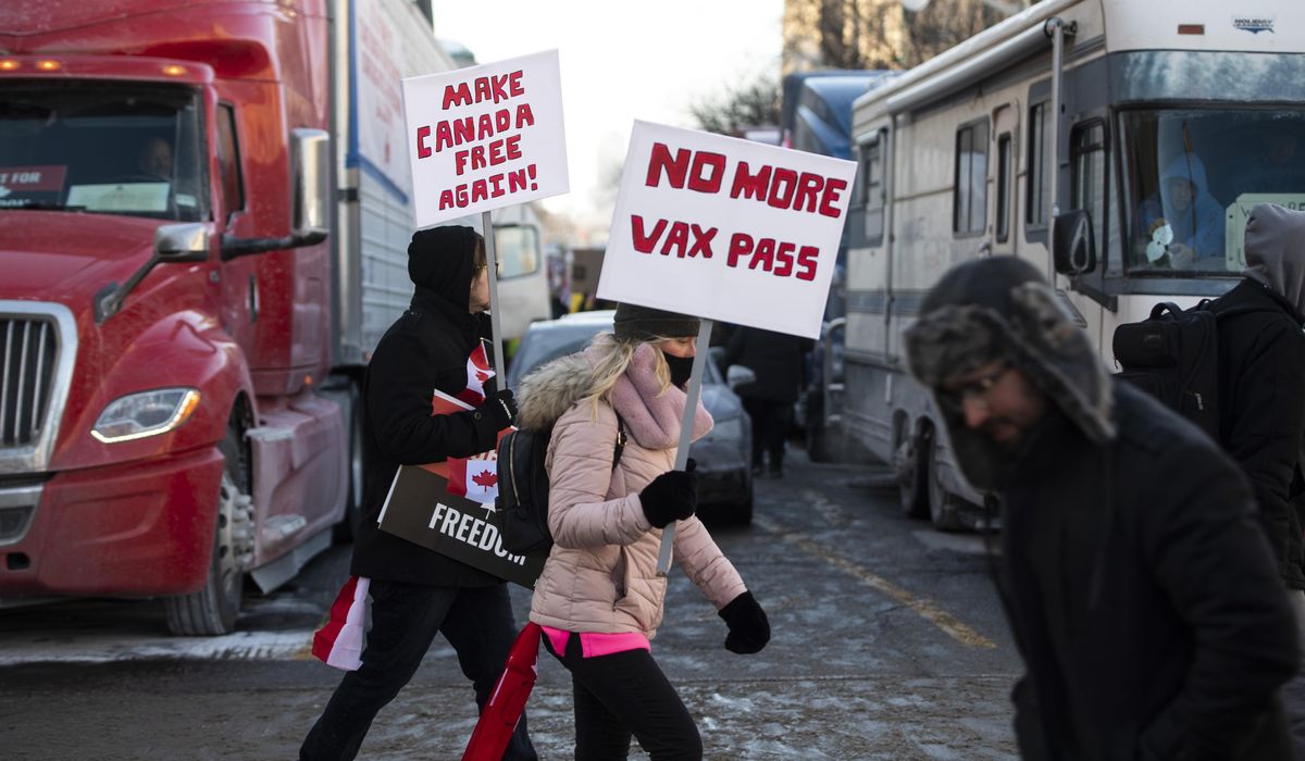 GoFundMe page for protesting Canadian truckers nears
$10M 1