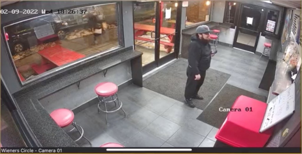 Man throws brick at Chicago hot dog joint after being told
to mask up 1