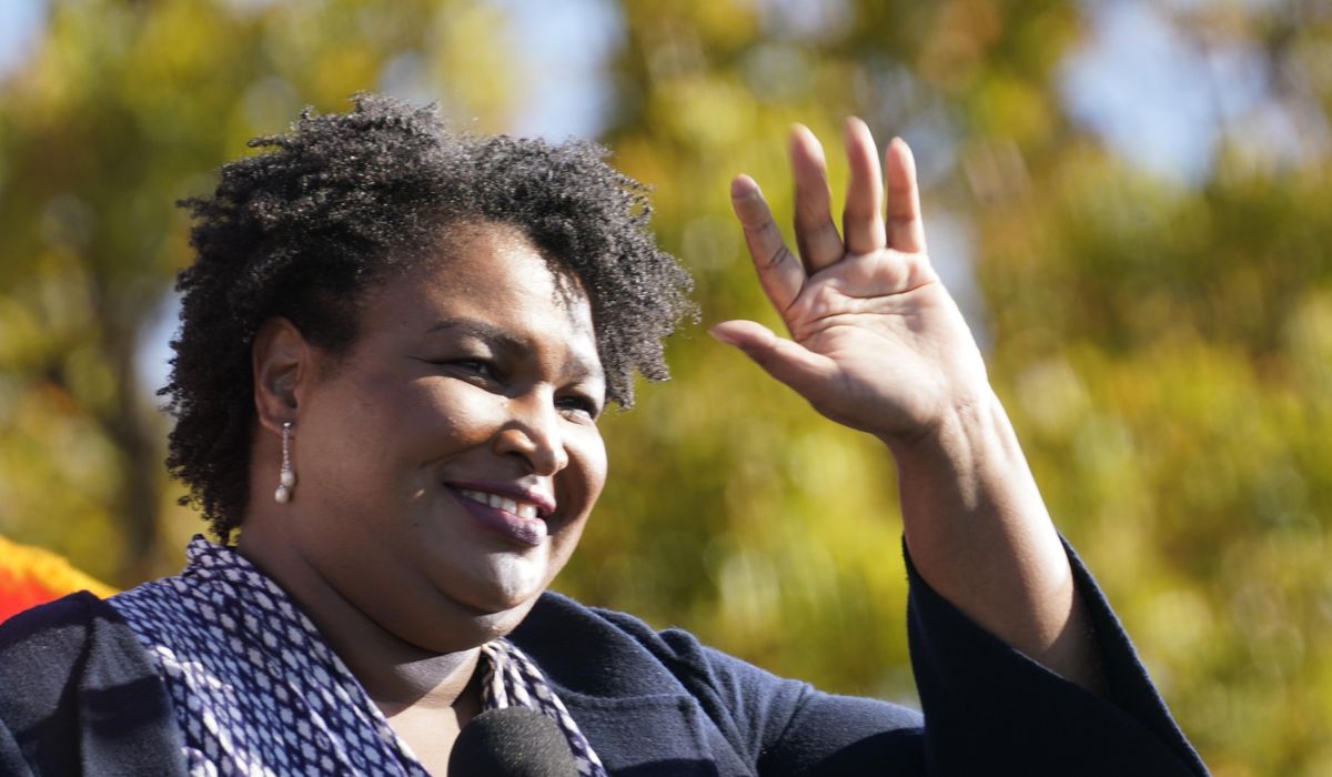 Republican Governors Association ad uses Stacey Abrams
unmasked photo 1