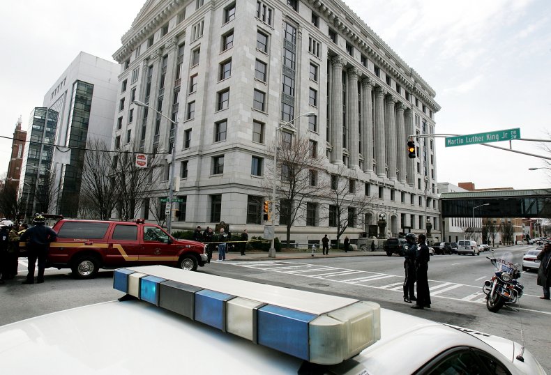 Suspicious Package Shuts Fulton County Courthouse After
Commissioner's Office Firebombed 1