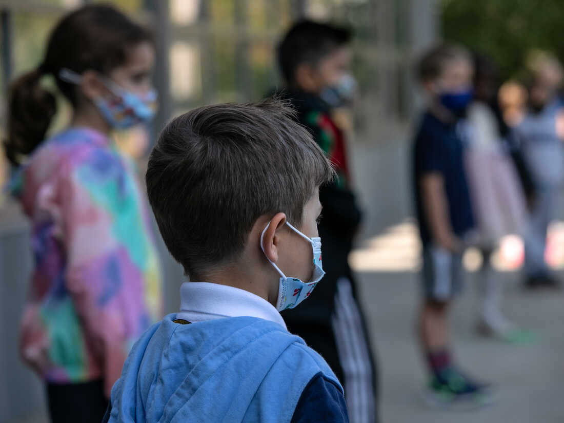 The White House says it will make more high-quality masks
available for kids 1