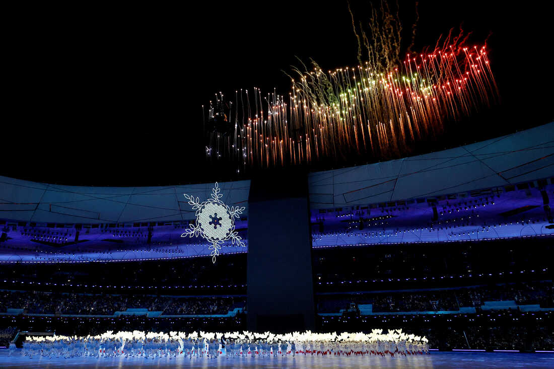 The 2022 Winter Olympics open with a colorful but subdued
ceremony in Beijing 1