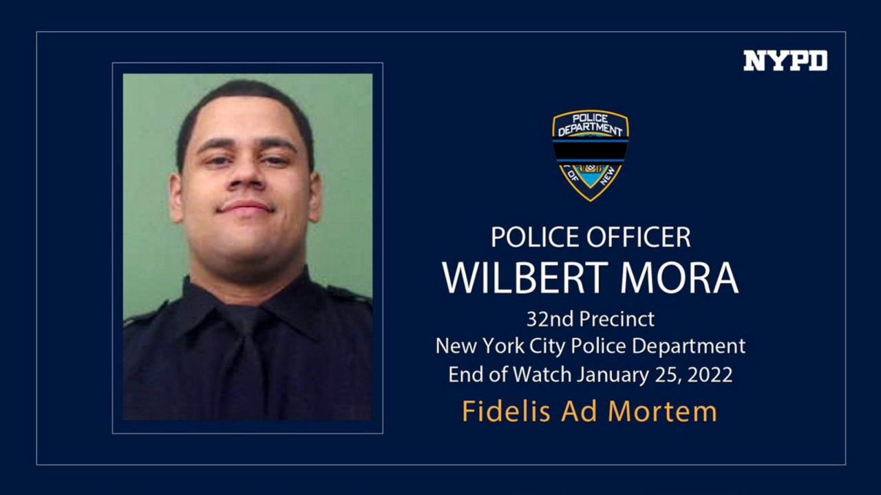Funeral for slain NYPD Officer Wilbert Mora to take place
today 1