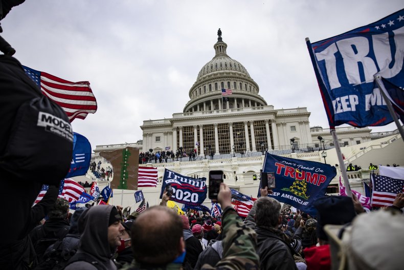 Jan. 6 Rioter Who Was Out on Bail During Capitol Siege
Arrested: Report 1