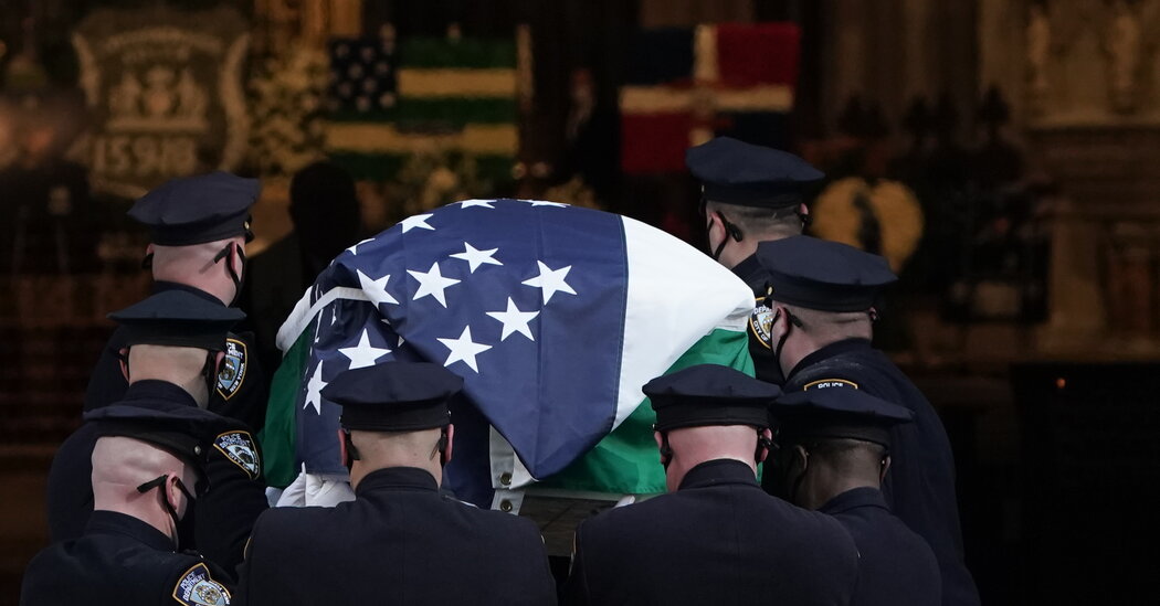 Funeral for Officer Wilbert Mora Set to Begin at St.
Patrick’s Cathedral 1