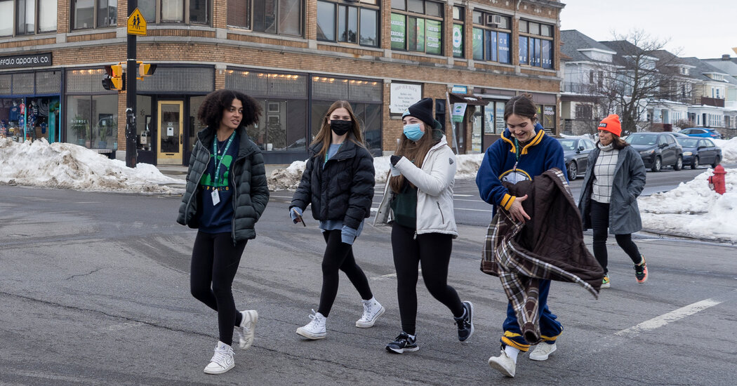 States Across the U.S. Move to Ease Mask Mandates as Omicron
Wanes 1