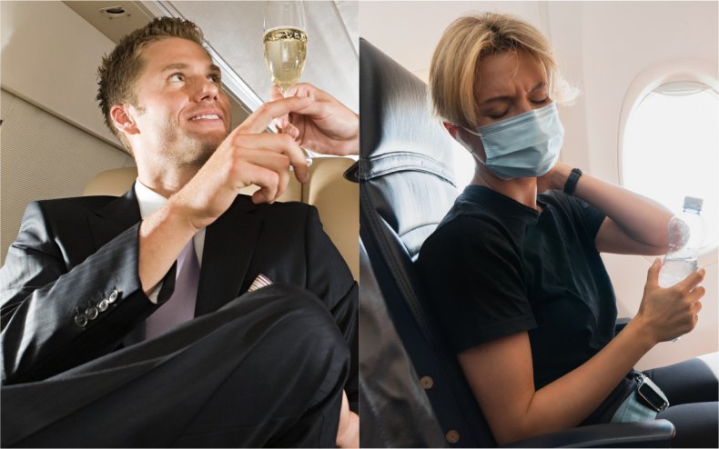Husband Slammed for Upgrading to Business Class on Flight
and Leaving Wife in Economy 1