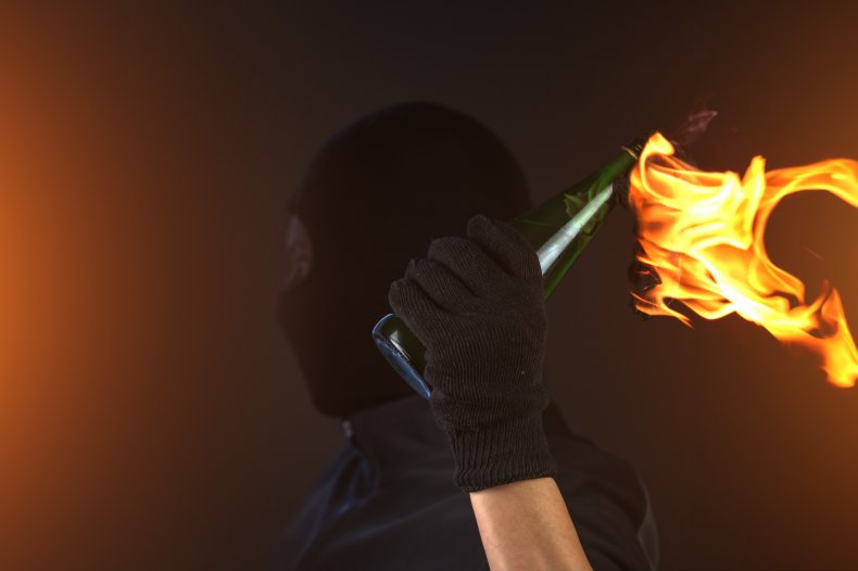 Firebomb Attack at Law Office of County Commissioner 1